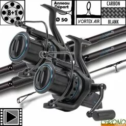 Nash Tackle Ensemble Nash X350 50mm 13' 3.5lbs LR10000 (les 2)