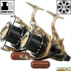 Moulinet Carp Design Débrayable GFR9000 Camou (les 2)