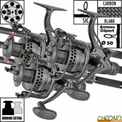 Ensemble Carp Zoom Mesh Pro 12' 3.5lbs Ghost 6000 BBC (les 3)