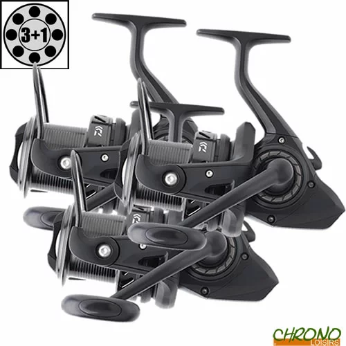 Moulinet Daiwa Black Widow Carp 5000 LD (les 3)