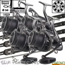 Ensemble Carp Design Slim Fighter Pro 12' 3.5lbs KR9000 (les 4)