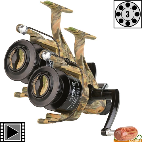 Moulinet Prowess Débrayable Kamrunner 6003 (les 2)