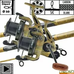 Ensemble Prowess Nightfall Camou 50mm 12' 3.5lbs 7005 FD (les 2)