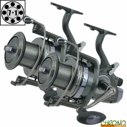 Moulinet Anaconda Débrayable Power Carp Runner 12000 (les 2)