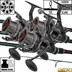 Ensemble Carp Zoom Scirocco 50mm 12' 3lbs 6000BBC (les 3)