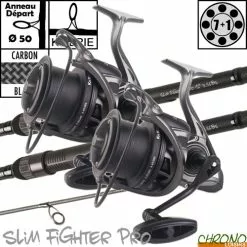 Ensemble Carp Design Slim Fighter Pro 12' 3.5lbs KR9000 (les 2)