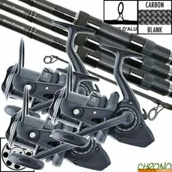 Ensemble Daiwa Black Widow 50mm 12' 3lbs (les 3)