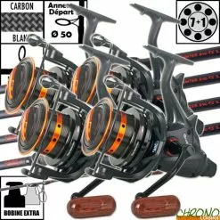 Ensemble Carp Design Slim Fighter Evo 13' 3.5lbs GFR9000 (les 4)