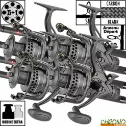 Ensemble Carp Zoom Mesh Pro 12' 3.5lbs Ghost 6000 BBC (les 4)