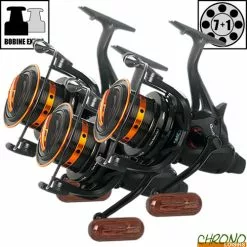 Moulinet Carp Design Débrayable GFR9000 Black & Orange (les 3)
