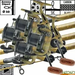 Ensemble Prowess Nightfall Camou 50mm 12' 3.5lbs 7005 FD (les 4)