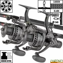 Ensemble Carp Zoom Mesh Pro 12' 3.5lbs Ghost 6000 BBC (les 2)