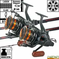 Ensemble Carp Design Slim Fighter Evo 13' 3.5lbs GFR9000 (les 2)