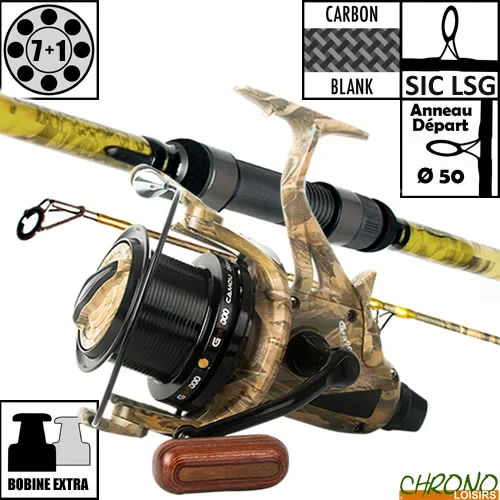 Ensemble Carp Design Slim Fighter Camo 13' 3.5lbs GFR9000