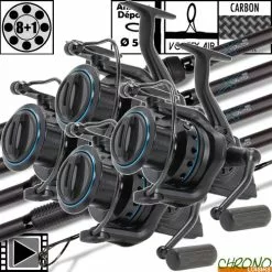 Nash Tackle Ensemble Nash X325 50mm 12' 3.25lbs LR8000 (les 4)