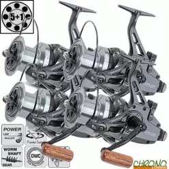 Moulinet Anaconda Débrayable Power Carp BTR 14000 (les 4)