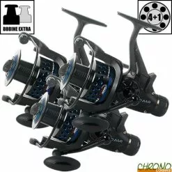 Moulinet Carp Design Débrayable DA60 Grey & Blue (les 3)